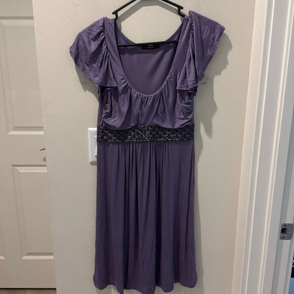 Bundle of Two Dresses purple Flutter Sleeves size small - Picture 2 of 12
